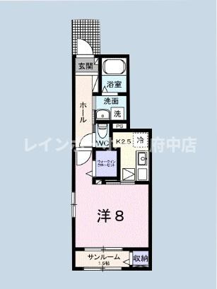 メゾン桜Ⅲの間取り