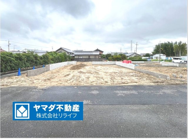 ブルーミングガーデン　一宮市浅井町東浅井　全5区画分譲の外観|「現地（202●年●月●日）撮影」　
■外観写真　
■ヤマダ不動産　株式会社リライフ　