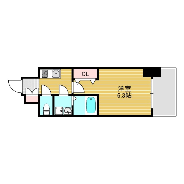 プロヴィスタ新大阪イーストゲートの間取り