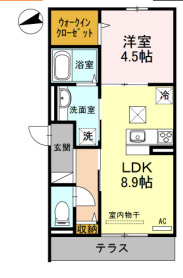 セジュール石田森南の間取り