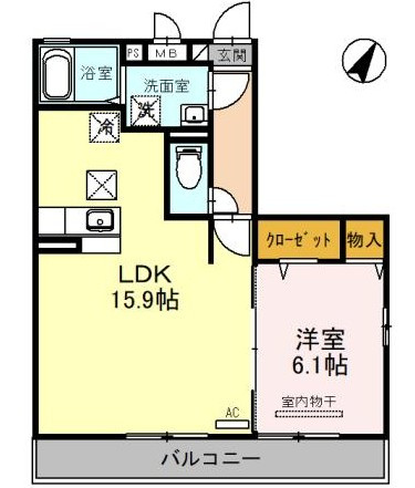 ハピネスの間取り
