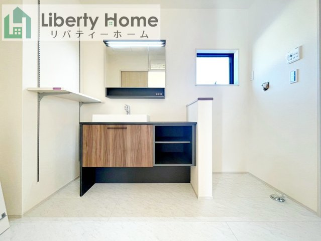 小美玉市羽刈2期　新築戸建の脱衣所