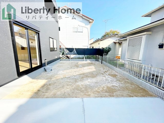 小美玉市羽刈2期　新築戸建の庭
