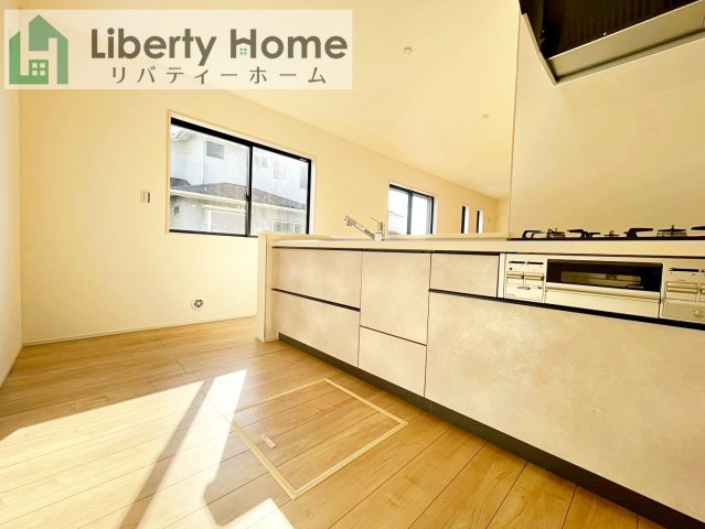 小美玉市羽刈2期　新築戸建のキッチン
