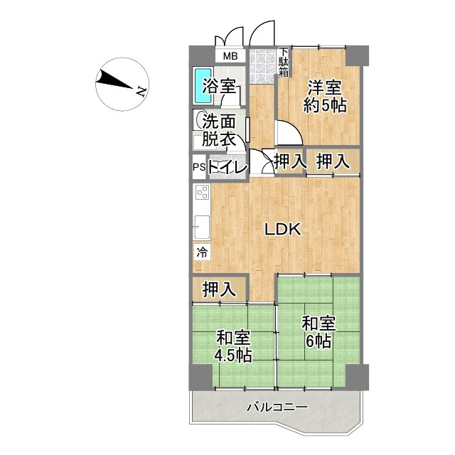 住吉カトレアマンション　中央区住吉二丁目