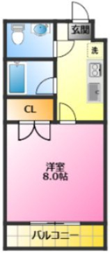 アーク・スクエアの間取り|オートロック完備♪