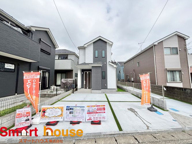 相模原市南区当麻全２棟の外観|閑静な住宅街に堂々登場！ナチュラルで温かみのある木目調の内装も魅力です。土日祝日即日ご案内可能です♪