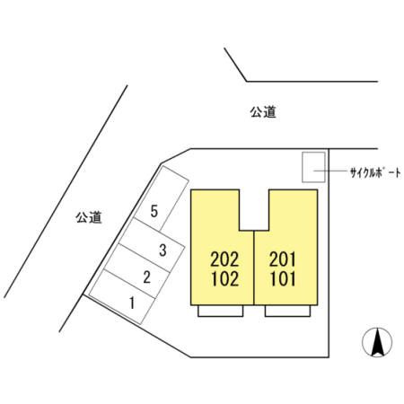 ダイヤハット長の区画図