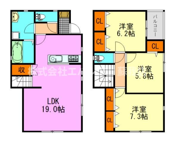 【間取り】 | Kolet千葉仁戸名町