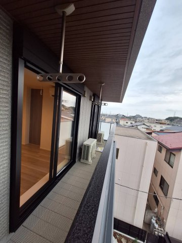 アムフルス参番館のバルコニー