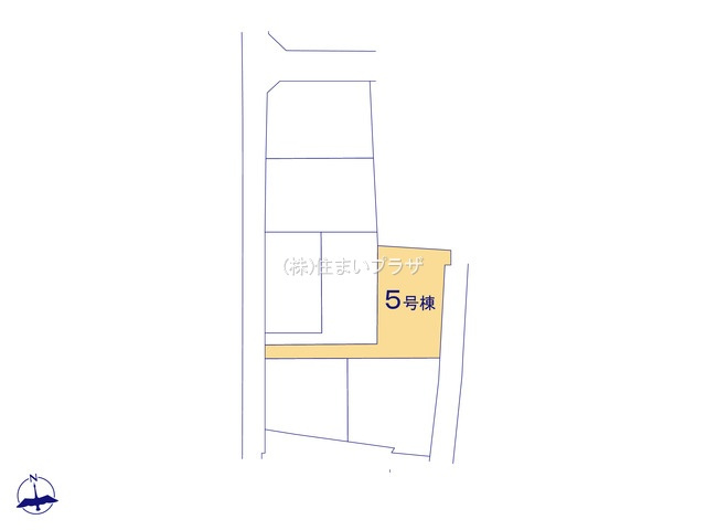 仲介手数料無料）津島市高台寺町の区画図