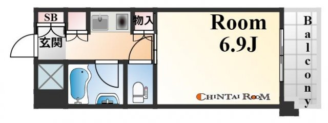 ウェルコート岡本の間取り