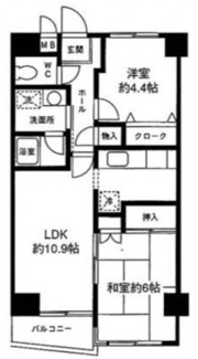 【間取り】 | アドバンス江古田 | 間取りです。