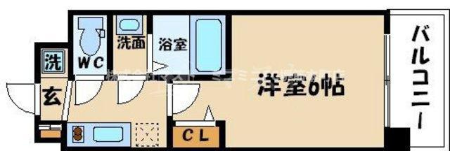 ドルチェヴィータ北浜の間取り