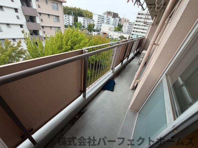 釈尊寺第一住宅第14号棟のバルコニー