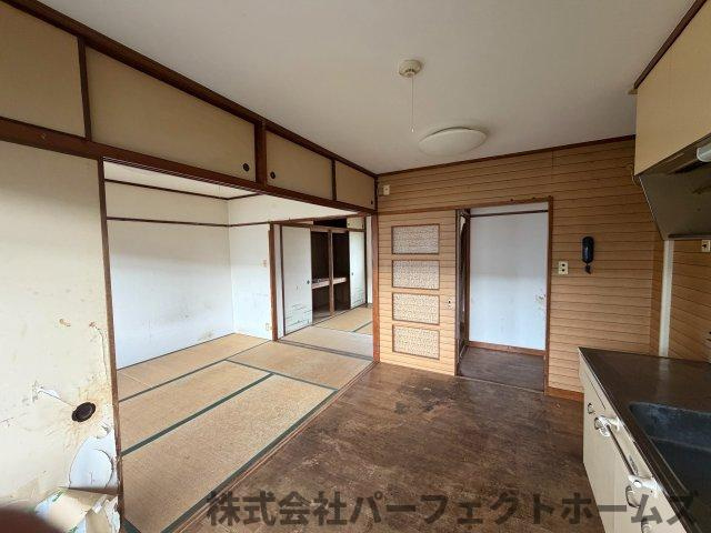 釈尊寺第一住宅第14号棟のキッチン|ダイニングキッチンです
