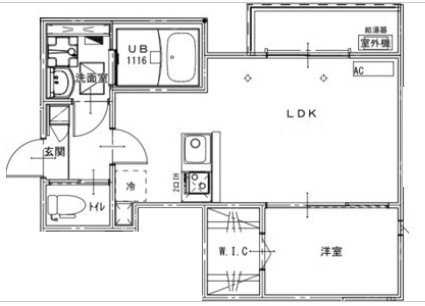 ＫＥＩＡＩ　ＲＥＳＩＤＥＮＣＥ　松戸Ⅱの間取り|間取りです。