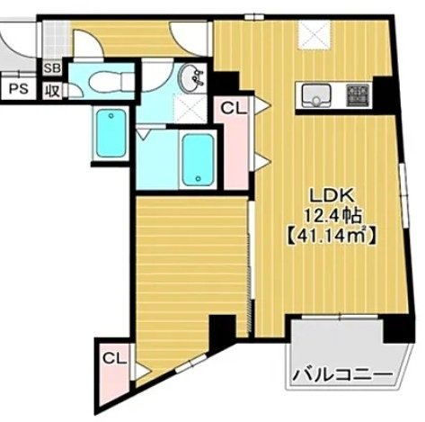ミライズ南千住　の間取り|間取りです。
