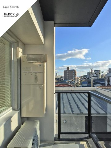 福岡市西区姪の浜６丁目の賃貸マンションのバルコニー