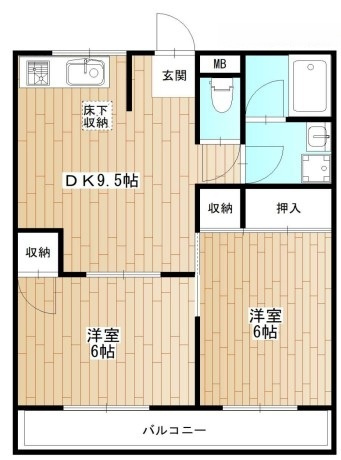 武蔵村山市岸３丁目の賃貸マンション