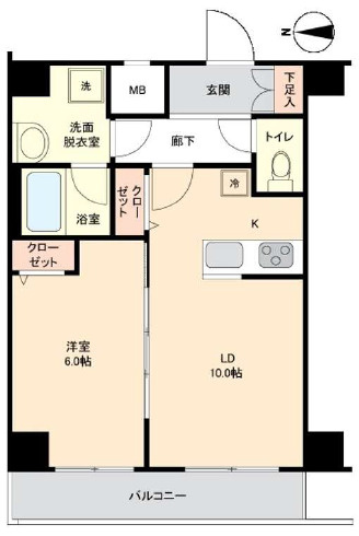 ティモーネ深川リーヴァの間取り