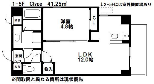 ロジュマン エスト【キャッシュバック対象物件】の間取り