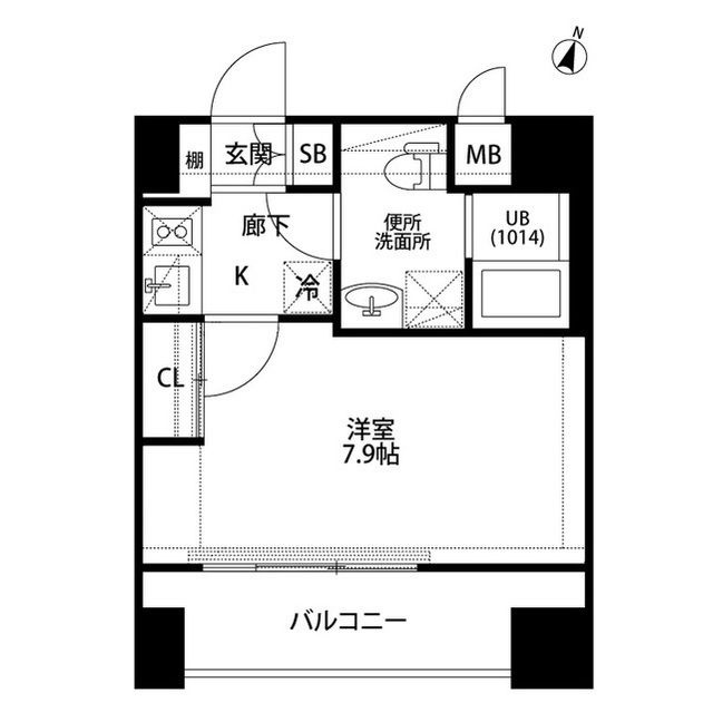 プレール・ドゥーク平和島の間取り