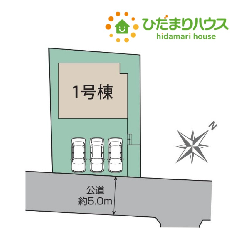 深谷市緑ケ丘　2期　新築一戸建て　ブルーミングガーデン　01の区画図