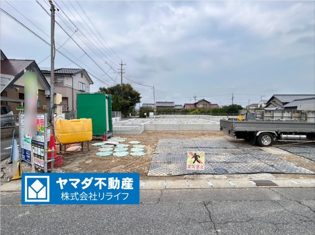 ブルーミングガーデン　一宮市浅井町東浅井　全5区画分譲の外観|「現地（2026年10月20日）撮影」　
■外観写真　
■ヤマダ不動産　株式会社リライフ　
