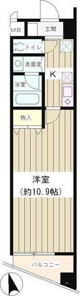 フレール南長崎の間取り