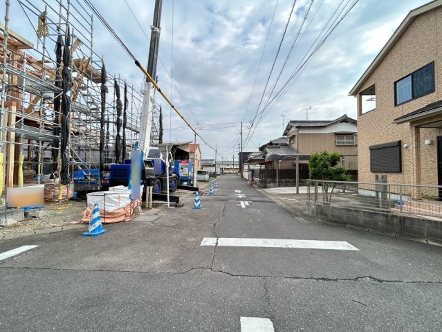 新築戸建　江南市宮後町１期　全２区画分譲の前面道路含む現地写真|「現地（2026年10月20日）撮影」
■前面道路　
■ヤマダ不動産　株式会社リライフ