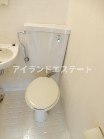 柳屋ビル　駅近　最上階　南向きのトイレ