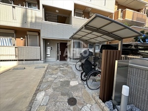 ドムス天王寺Ⅱ　天王寺小学校区のエントランス|ドムス天王寺Ⅱ　エントランス