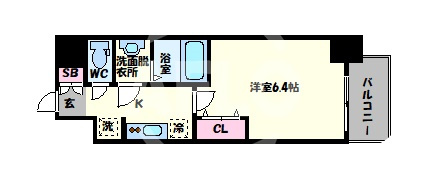 プレサンス上町台筆ヶ崎SOUTHの間取り|プレサンス上町台筆ヶ崎SOUTH　間取り
