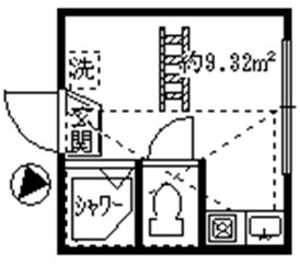 練馬区旭丘２丁目のアパートの間取り