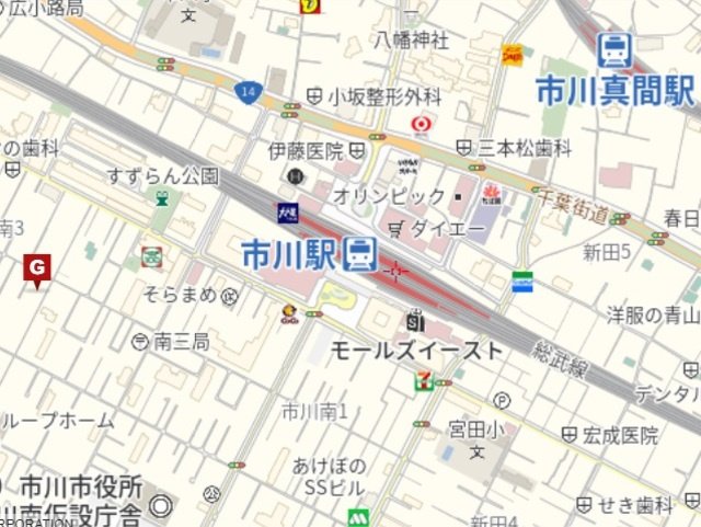 ルシエール　長澤の地図|★案内図★