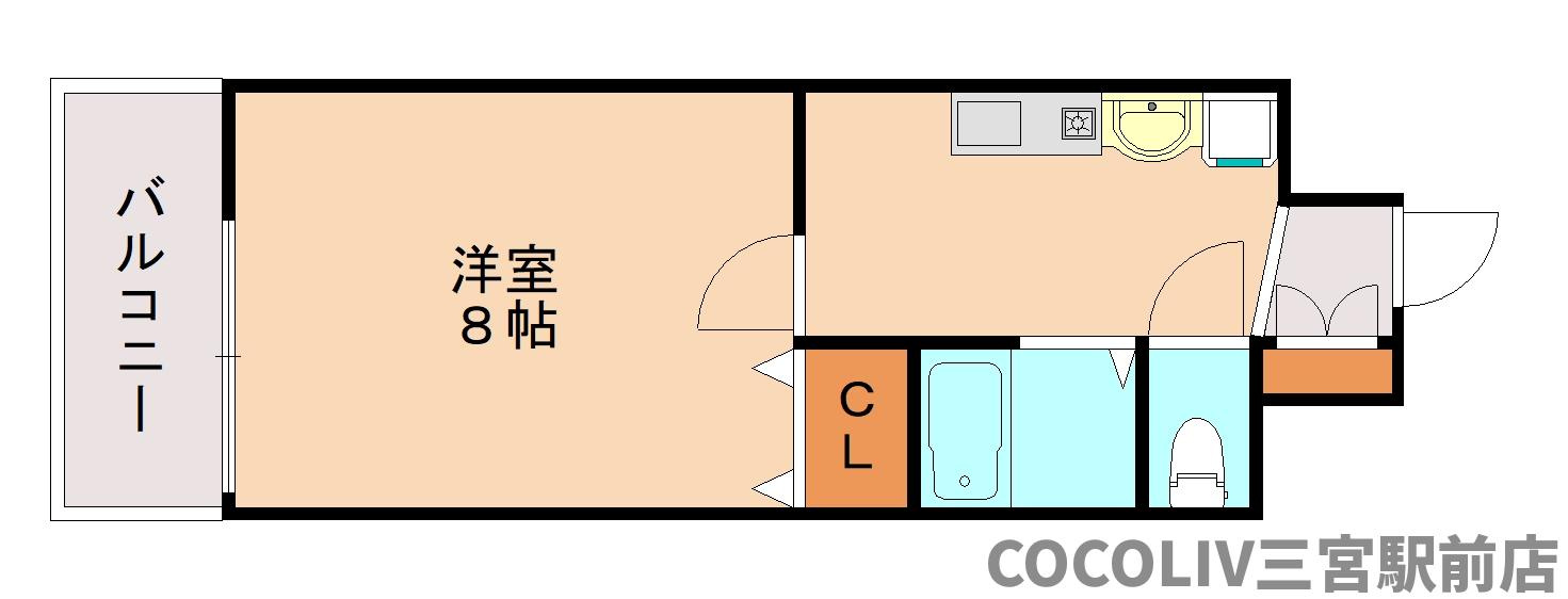 シャインビュー六甲の間取り|間取りは現状を優先します。