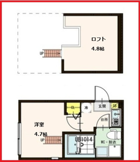 【間取り】 | ハーモニーテラス柴又Ⅴ