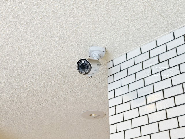 【防犯設備】 | 巣鴨サマリヤマンション | 建物や敷地の隅々に目を光らせる防犯カメラが設置されています。現地を見学される際には、カメラの存在やその台数にも意識を払ってみてください。～即日のご見学可能～　お問合せはお気軽にどうぞ。