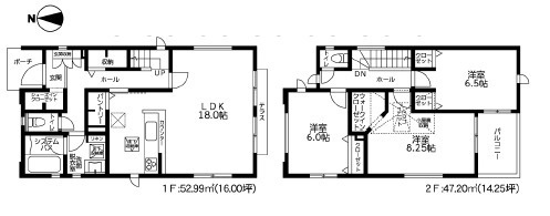 厚木市林4丁目2期　新築戸建　全3棟2号棟