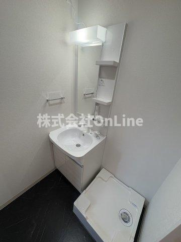 東大阪市俊徳町１丁目のアパートの洗面所