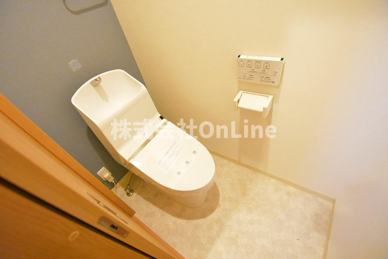 東大阪市高井田元町２丁目のアパートのトイレ