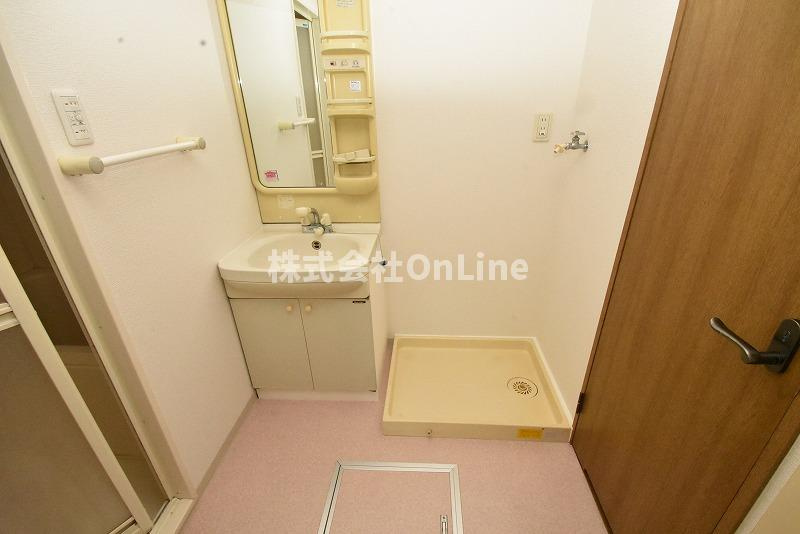 東大阪市若江北町３丁目の賃貸マンションの洗面所