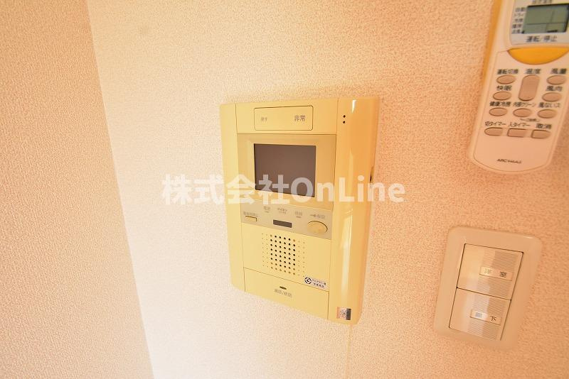 東大阪市中新開２丁目の賃貸マンションのセキュリティ