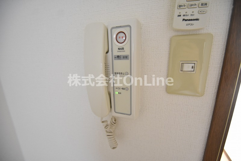 東大阪市高井田本通７丁目の賃貸マンションのセキュリティ