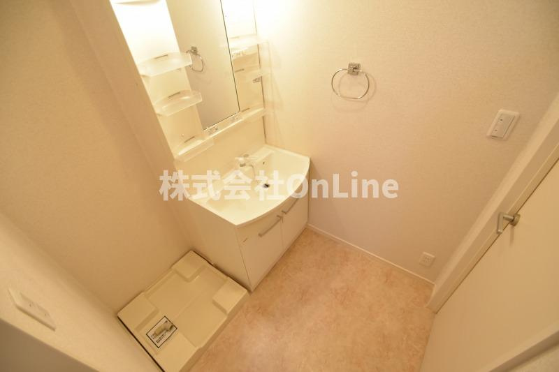 東大阪市新庄４丁目のアパートの洗面所