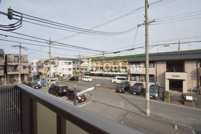東大阪市新池島町３丁目のアパートの展望