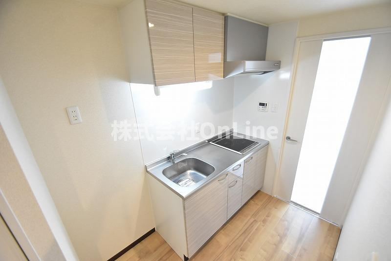 東大阪市菱江３丁目の賃貸マンションのキッチン