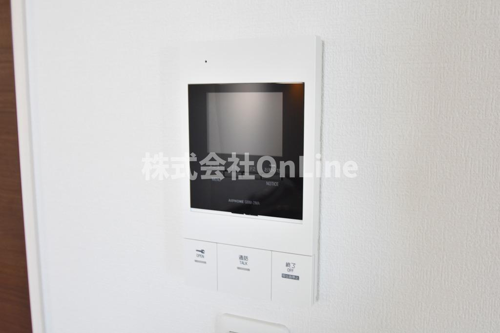 東大阪市友井１丁目のアパートのセキュリティ