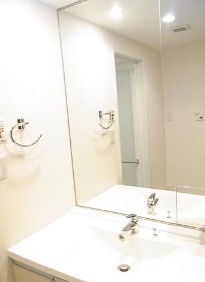 板橋区板橋４丁目の賃貸マンションの洗面所